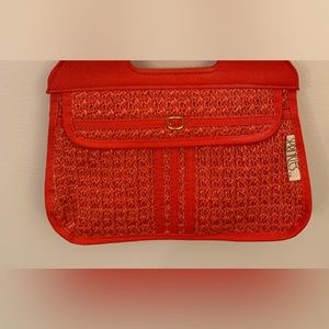 Red straw vintage purse Brand name:Sprinkles